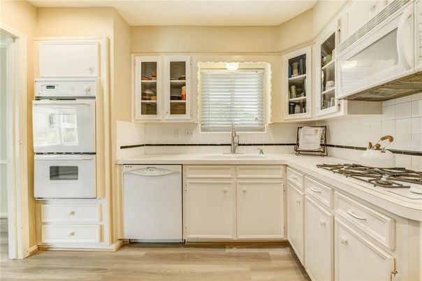 Interior, Kitchen, Wood Texture Flooring