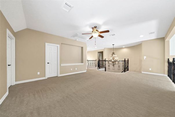 Chandelier, Empty room, Interior, Recessed Lighting