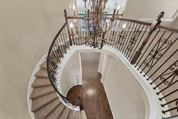 Chandelier, Interior, Wood Texture Flooring