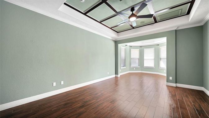 Empty room, Interior, Wood Texture Flooring