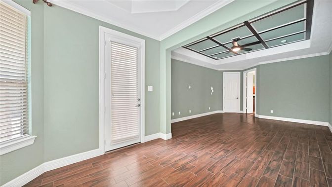 Empty room, Interior, Wood Texture Flooring