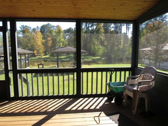 Interior, Sun Room, Water, Wooden Ceilings, Wood Texture Flooring