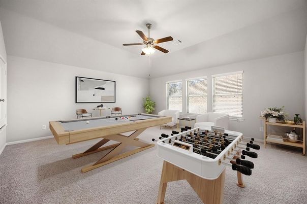 Billiard Table, Game Room, Interior