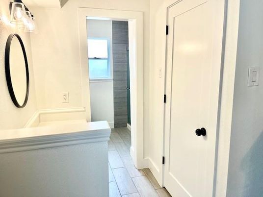 Bathroom, Interior, Wood Texture Flooring