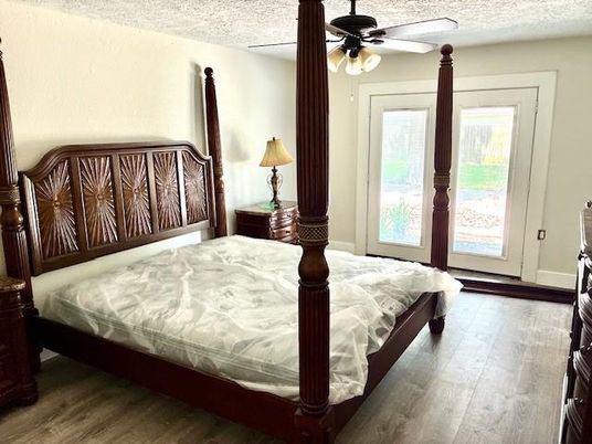 Bedroom, Interior, Wood Texture Flooring