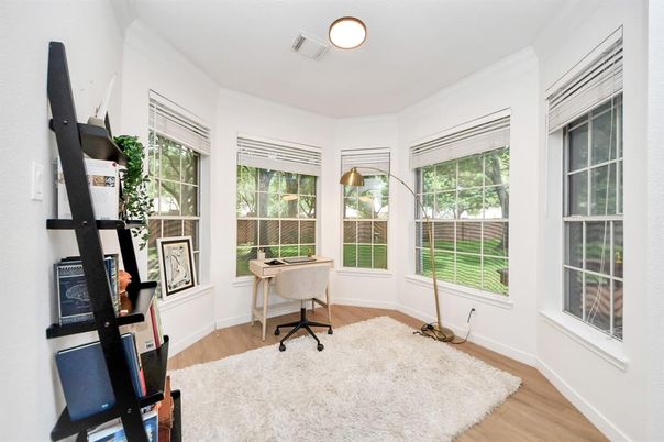 Home Office, Interior, Wood Texture Flooring