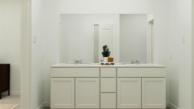 Bathroom, Dual Sink Vanities, Interior