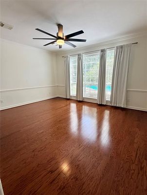 Empty room, Interior, Wood Texture Flooring