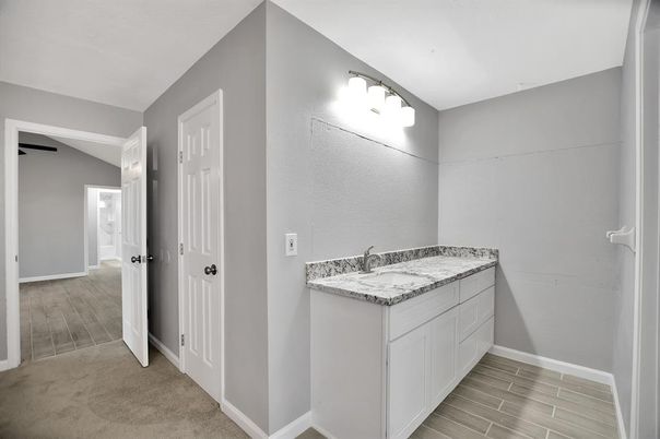 Bathroom, Interior, Wood Texture Flooring