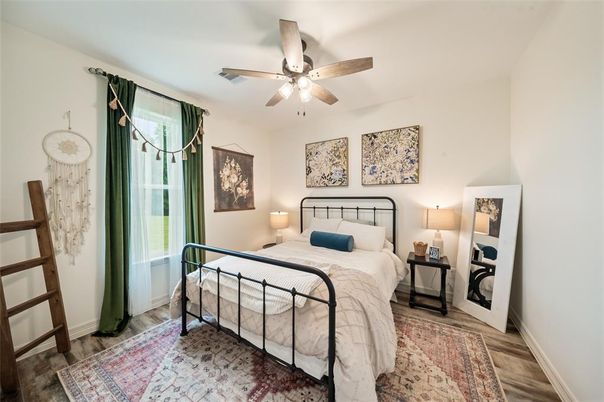 Bedroom, Interior, Wood Texture Flooring