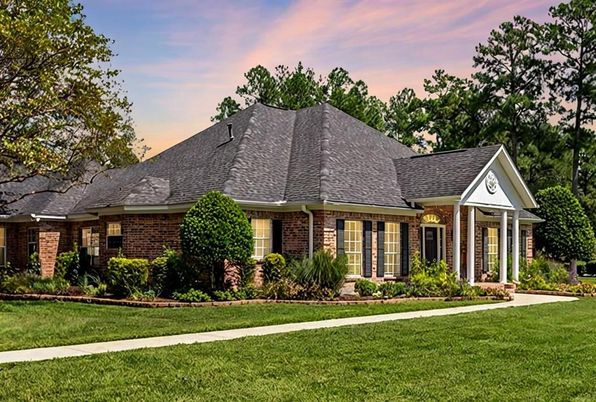 Exterior, Facade, Brick Facade, French Provincial