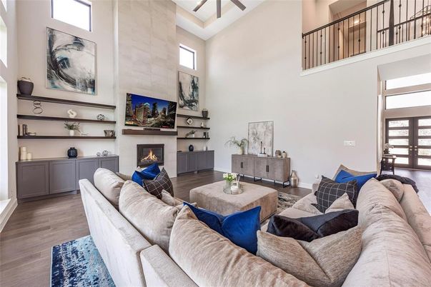 Fireplace, Interior, Living room, Wood Texture Flooring