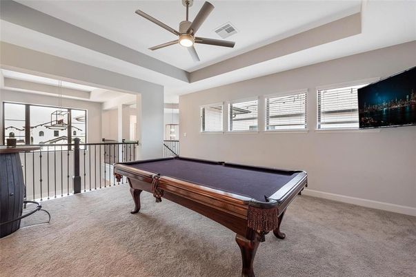 Billiard Table, Game Room, Interior