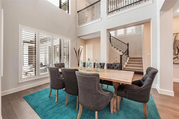 Dining room, Interior, Wood Texture Flooring