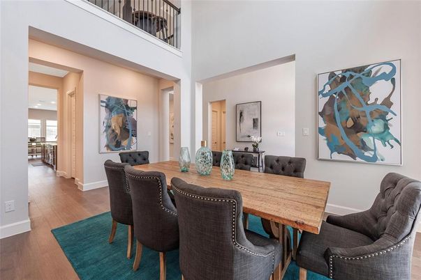 Dining room, Interior, Wood Texture Flooring