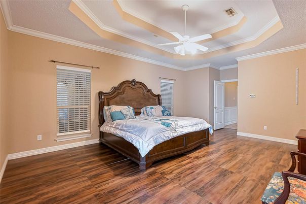 Bedroom, Interior, Wood Texture Flooring