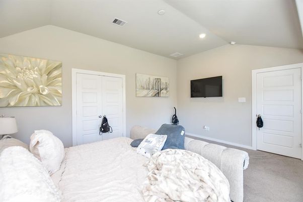 Bedroom, Interior, Recessed Lighting