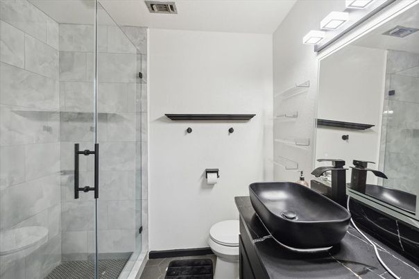 Bathroom, Glass Shower, Interior