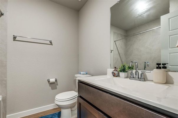 Bathroom, Interior, Wood Texture Flooring