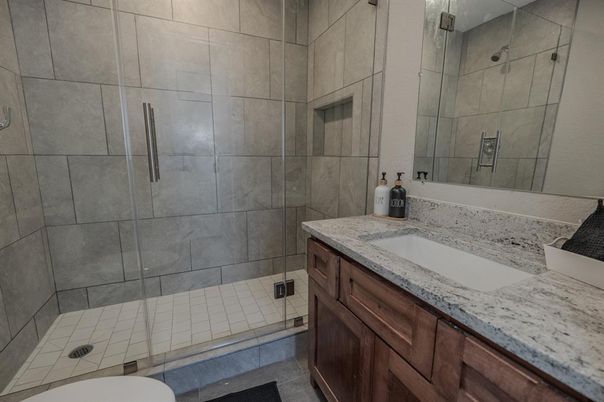 Bathroom, Glass Shower, Interior