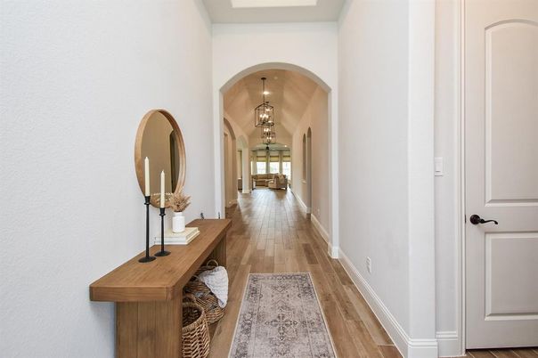 Chandelier, Interior, Wood Texture Flooring