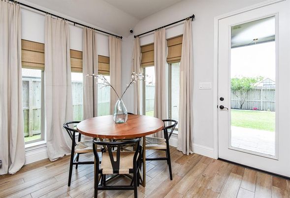 Dining room, Interior, Wood Texture Flooring