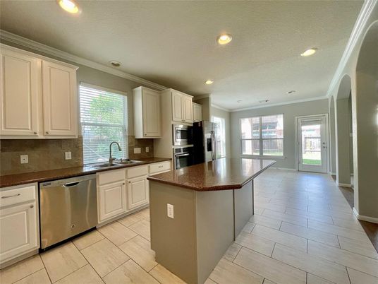 Interior, Kitchen, Recessed Lighting, Stainless Steel Appliances