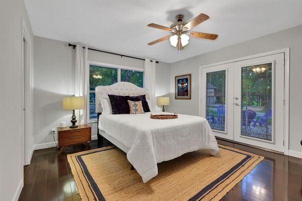 Bedroom, Interior, Wood Texture Flooring