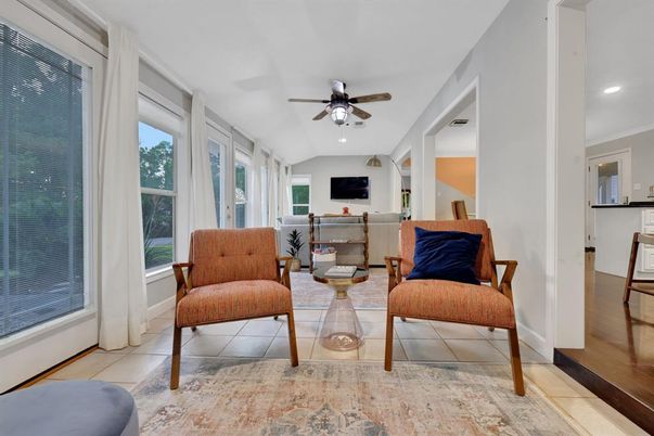 Interior, Living room, Recessed Lighting