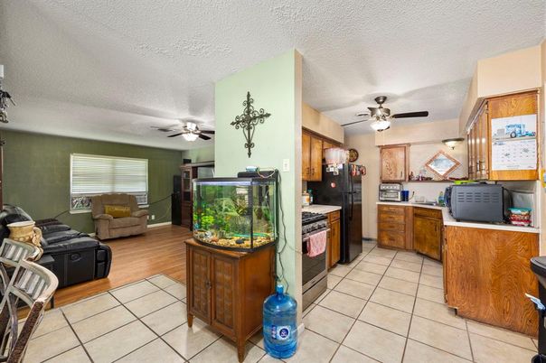 Interior, Kitchen, Wood Texture Flooring