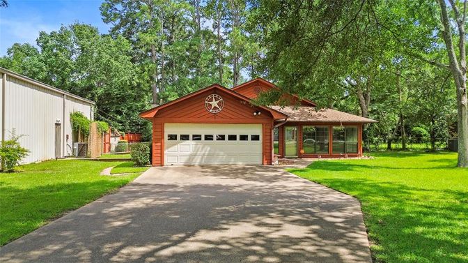 Attached, Backyard, Exterior, Facade, Ranch