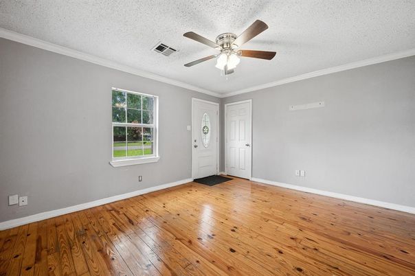 Empty room, Interior, Wood Texture Flooring