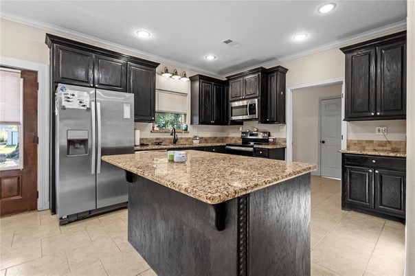 Interior, Kitchen, Recessed Lighting, Stainless Steel Appliances