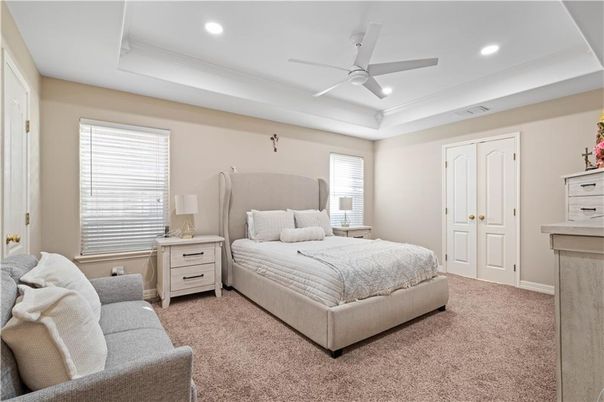 Bedroom, Interior, Recessed Lighting