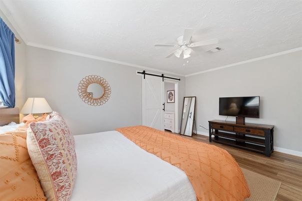 Bedroom, Interior, Wood Texture Flooring