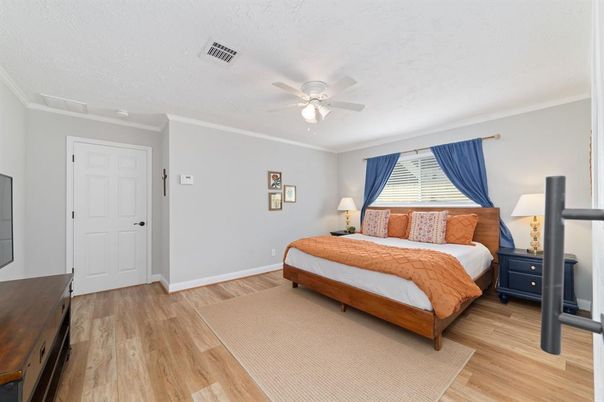 Bedroom, Interior, Wood Texture Flooring