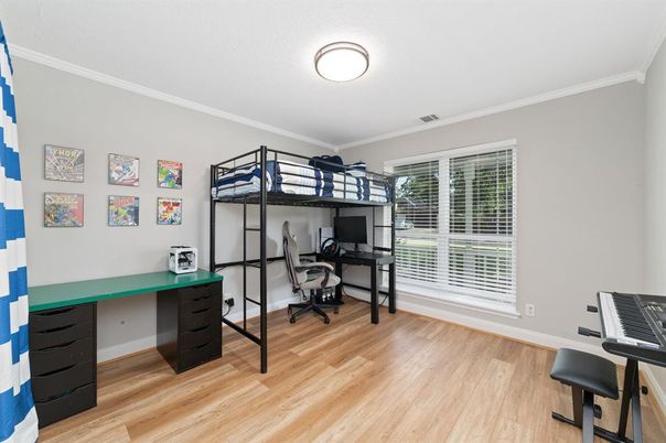 Home Office, Interior, Wood Texture Flooring