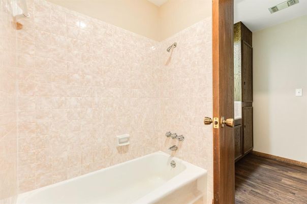 Bathroom, Interior, Wood Texture Flooring