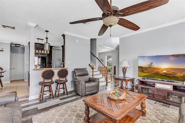 Interior, Kitchen, Living room, Pendant Lights