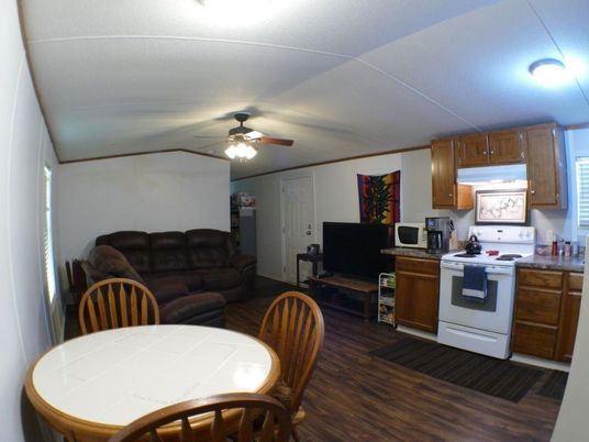 Dining room, Interior, Kitchen, Living room, Wood Texture Flooring