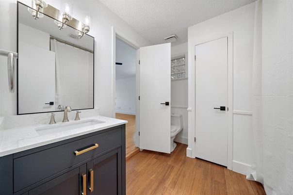 Bathroom, Interior, Wood Texture Flooring