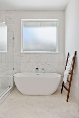 Bathroom, Free Standing Baths, Interior, Marble, Marble Walls