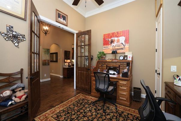 Home Office, Interior, Wood Texture Flooring
