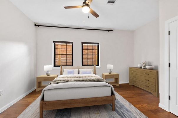 Bedroom, Interior, Wood Texture Flooring