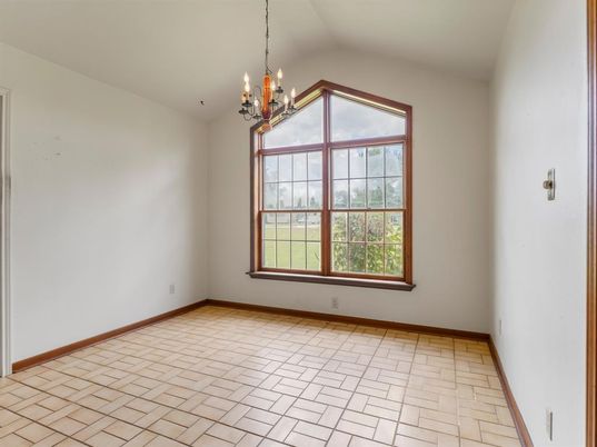 Chandelier, Empty room, Interior