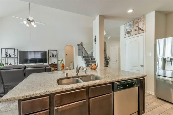 Interior, Kitchen, Living room, Recessed Lighting, Stainless Steel Appliances