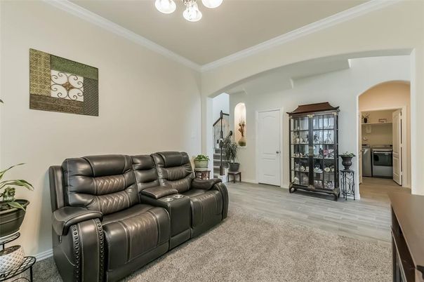 Home Theatre Room, Interior, Living room, Wood Texture Flooring