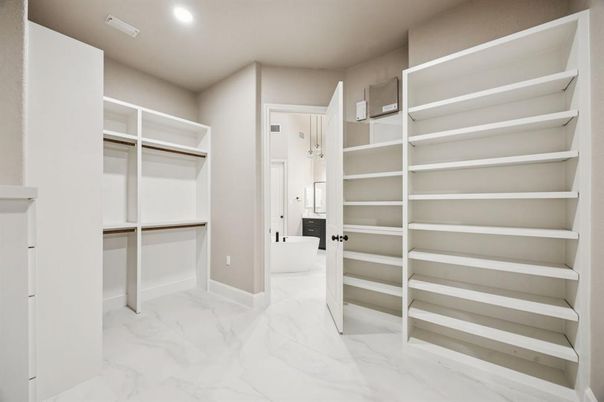 Interior, Marble, Recessed Lighting, Walk-in Closets