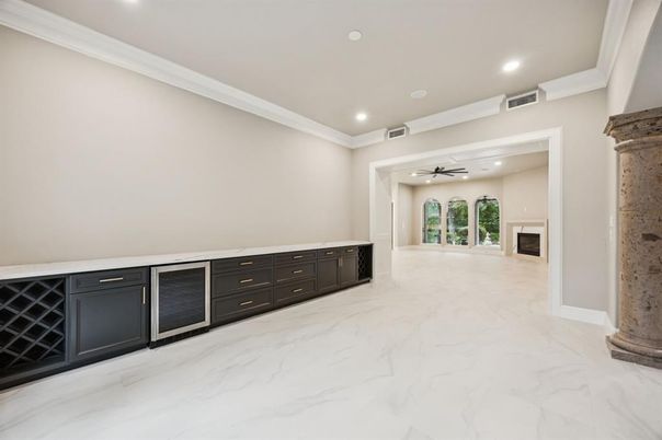 Interior, Marble, Recessed Lighting