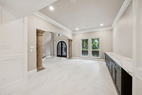 Interior, Marble, Recessed Lighting